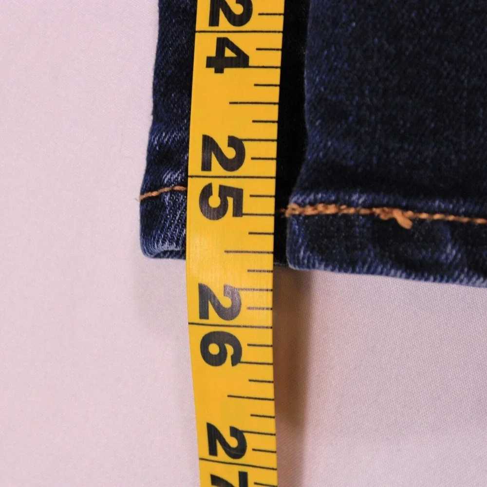 Old‎ Navy Straight Jeans Kids 12 Reg Dark Wash Denim Casual Adjustable Waistband